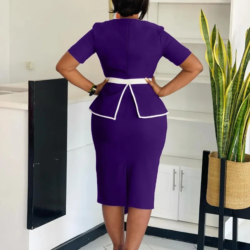 

S-3XL Дашики африканские платья для женщин летнее элегантное африканское вечернее облегающее платье с короткими рукавами и круглым вырезом