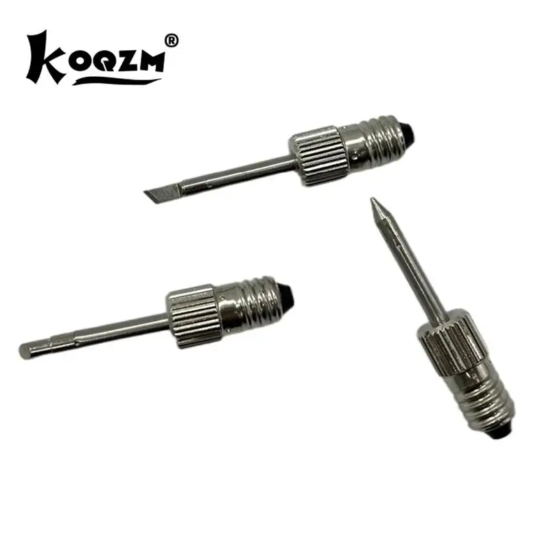 Welding Soldering Tips USB Soldering Iron Head Replacements Threaded Soldering Tip Fits for E10 Interface Soldering Iron