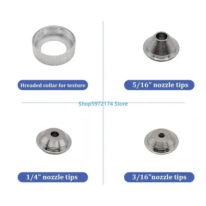 Y3NB Texture Hoppers Guns Nozzle Set For Texture Sprayer Professional