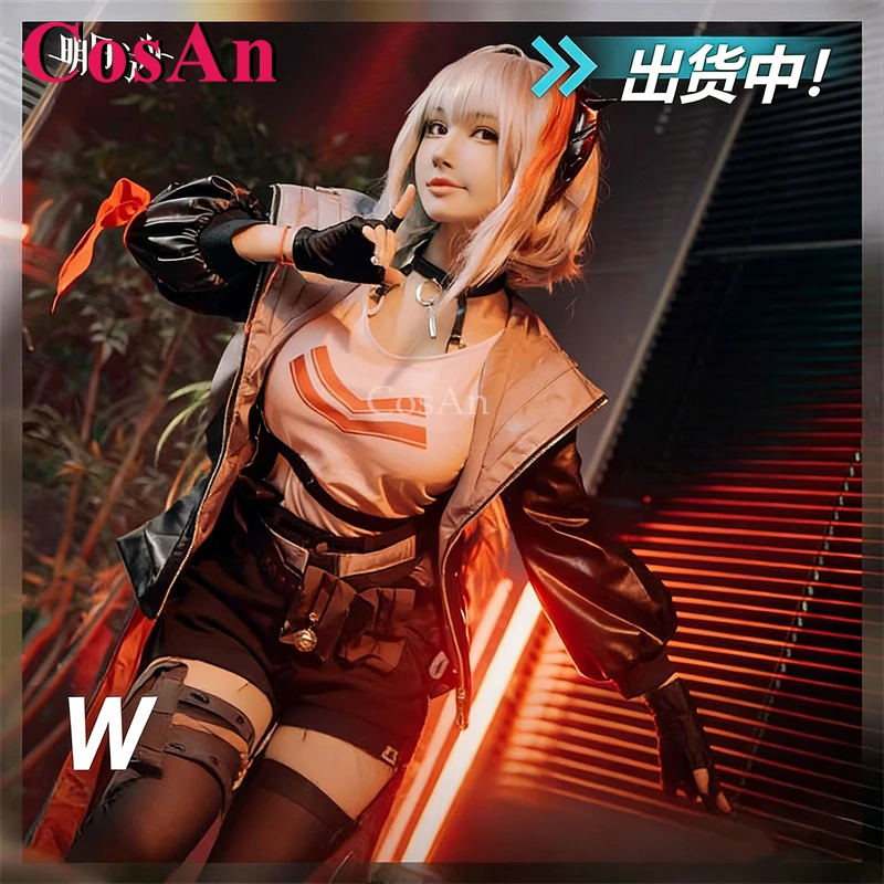 

CosAn Hot Anime Game Arknights W Cosplay Costumes Anniversary Skin Sweet Lovely Uniforms Activity Party Role Play Clothing S-XL
