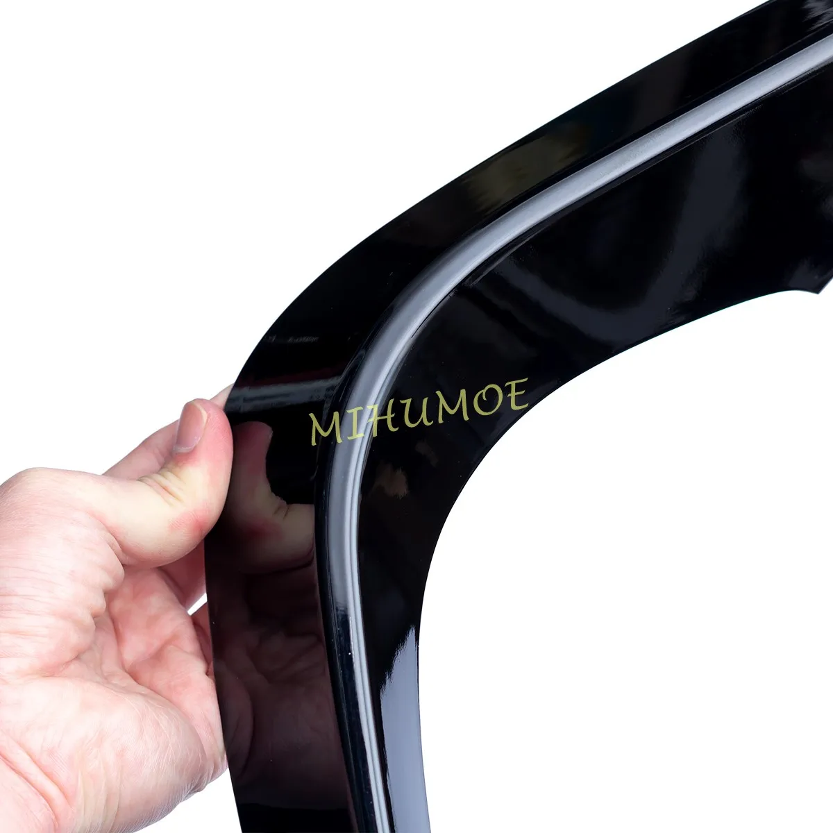 لتويوتا هايلاندر كلوغر 2021 2022 2023 2024 2025 لامع أسود المصد الأمامي الضباب الخفيف الزخارف الحافة #5