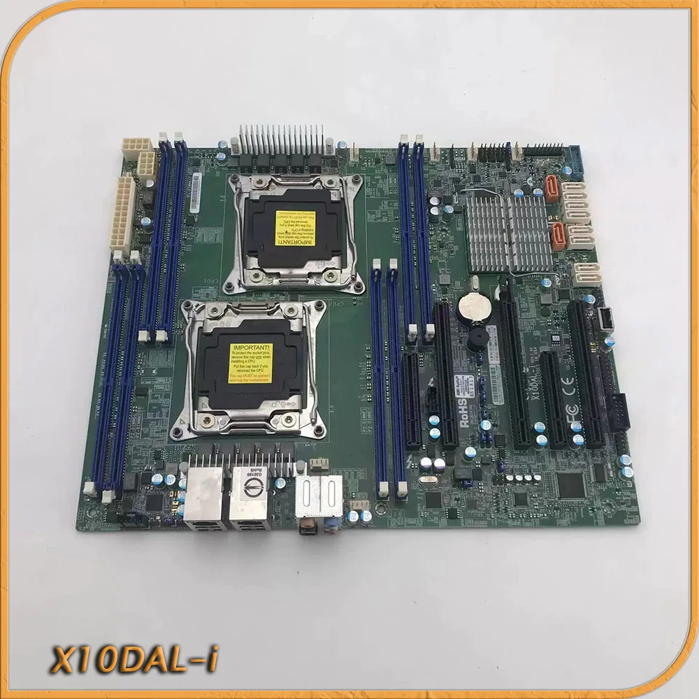 For Supermicro Workstation Motherboard X10DAL-i  DDR4 LGA2011 E5-2600 v4 v3 Family Processor SATA3 LGA2011 DDR4