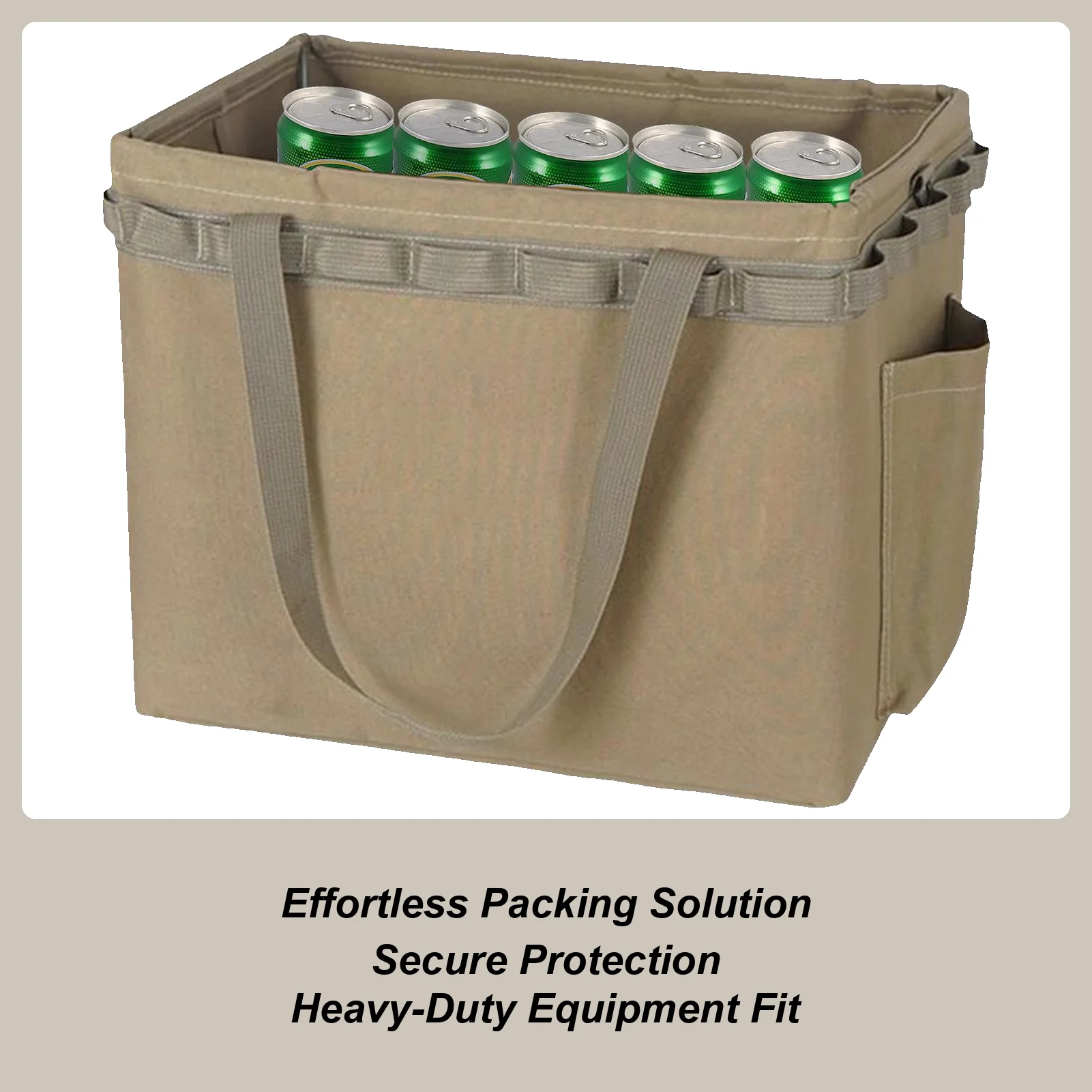 

Camping Duffle Bag Picnic Gear Carrying Tote Heavy-Duty Reinforced Handle Duffle Bag For Camping Picnic Hiking Fishing