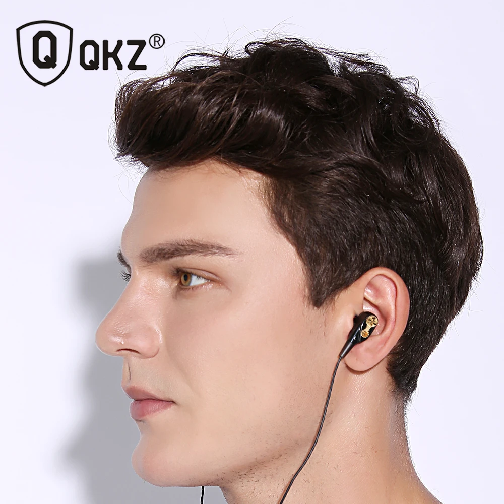 เฮดโฟนแบบมีสาย QKZCK8แบบดั้งเดิมสำหรับ PC หูฟังเล่นเกมส์ชุดหูฟังแบบเสียบ3.5มม. พร้อมไมค์ลดเสียงรบกวน HiFi หูฟังสปอร์ตเครื่องช่วยฟัง
