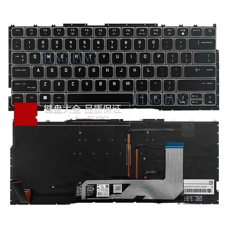 Nouveau clavier américain pour HP Omen Transcend 14-fb 14-fb000 14t-fb 14t-fb000 rétroéclairé