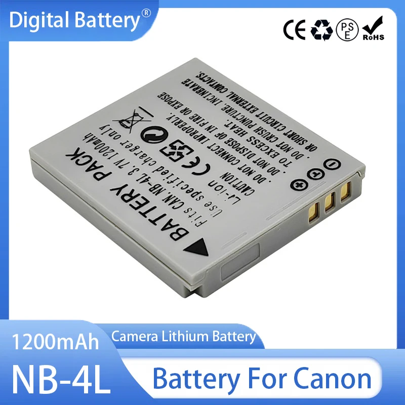 NB-4L NB4L Аккумулятор для камеры 1200 мА/ч аккумуляторные батареи для Canon IXUS 30 40 80 75 100 I20 110 115 120 130 IS 117 220 HS SD400