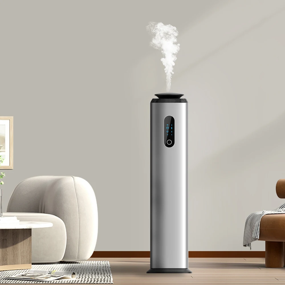 فاخر منخفض الضوضاء التجارية رائحة الهواء الناشر طويلة الأمد آلة رائحة المنزلية الناشر مع شاشة تعمل باللمس الذكية #5