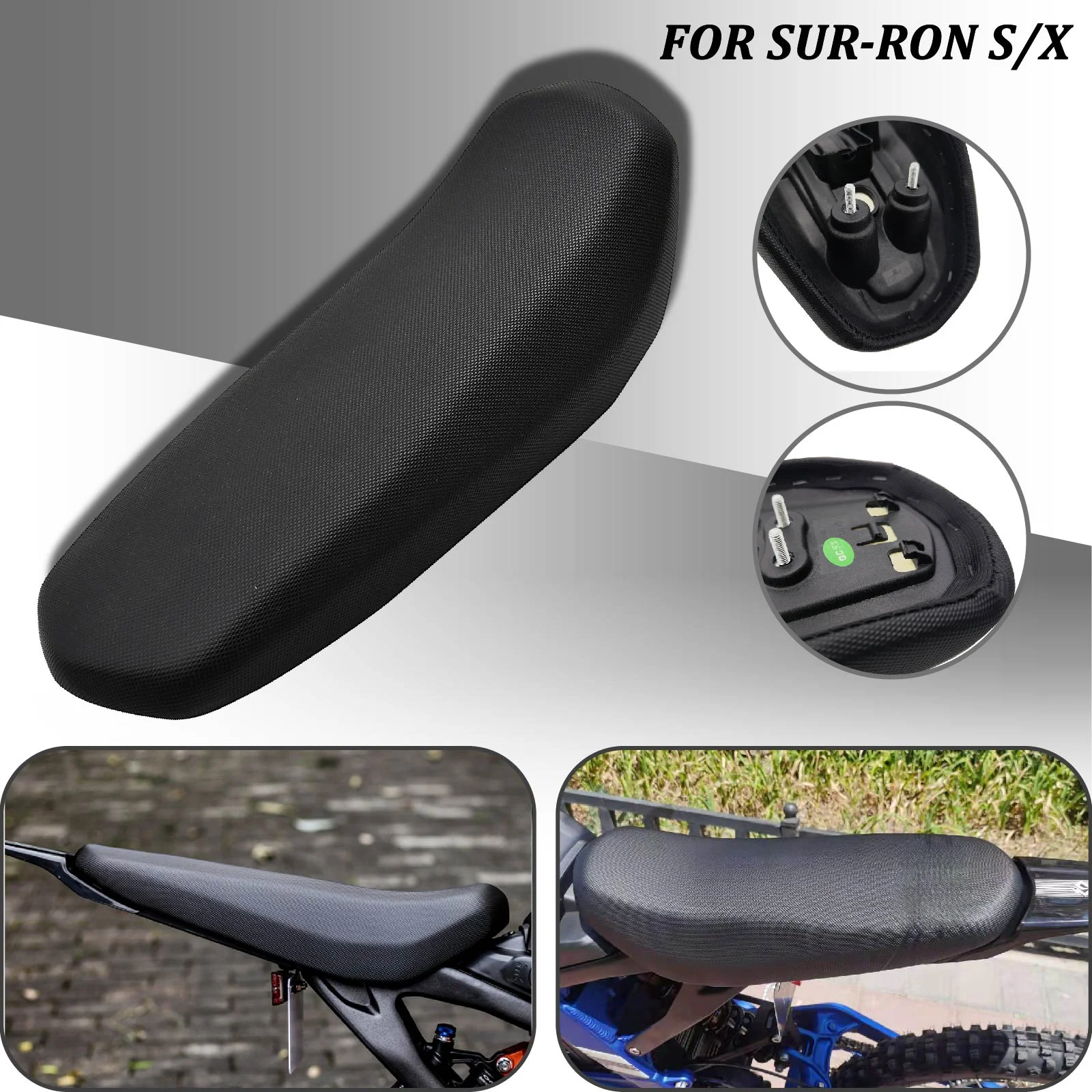 

For SURRON Seat Cushion Light Bee X S Motorcycles Dirtbike Off-Road Leather Waterproof SUR-RON Original Car Accessories