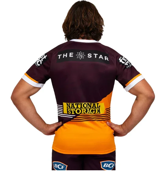 AsicsMen's NRL Brisbane 2024 Replica Home Jersey (Custom Name & Number)