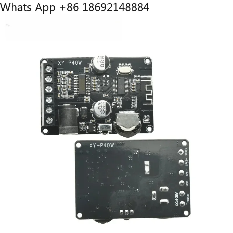30W 40W Stereo Bluetooth Power Board for 12V 24V High Power Digital Power Module Speaker XY-P40W