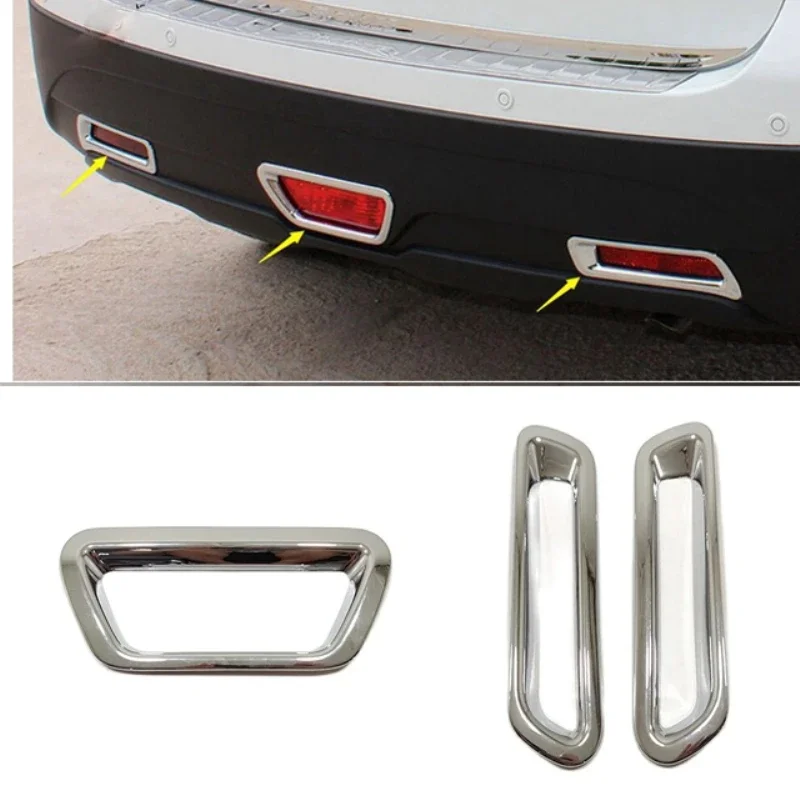 For Suzuki Sx4 S-cross 2014 -2021 Exterior Auto Parts Chrome Rear Bumper Foglight Lamp Rearview Mirror Strip Window Wiper Trim