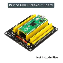 Placa de expansión Raspberry Pi Pico, adaptador de extensión GPIO Breakout, pines macho y hembra integrados para RPI Pico 2 W