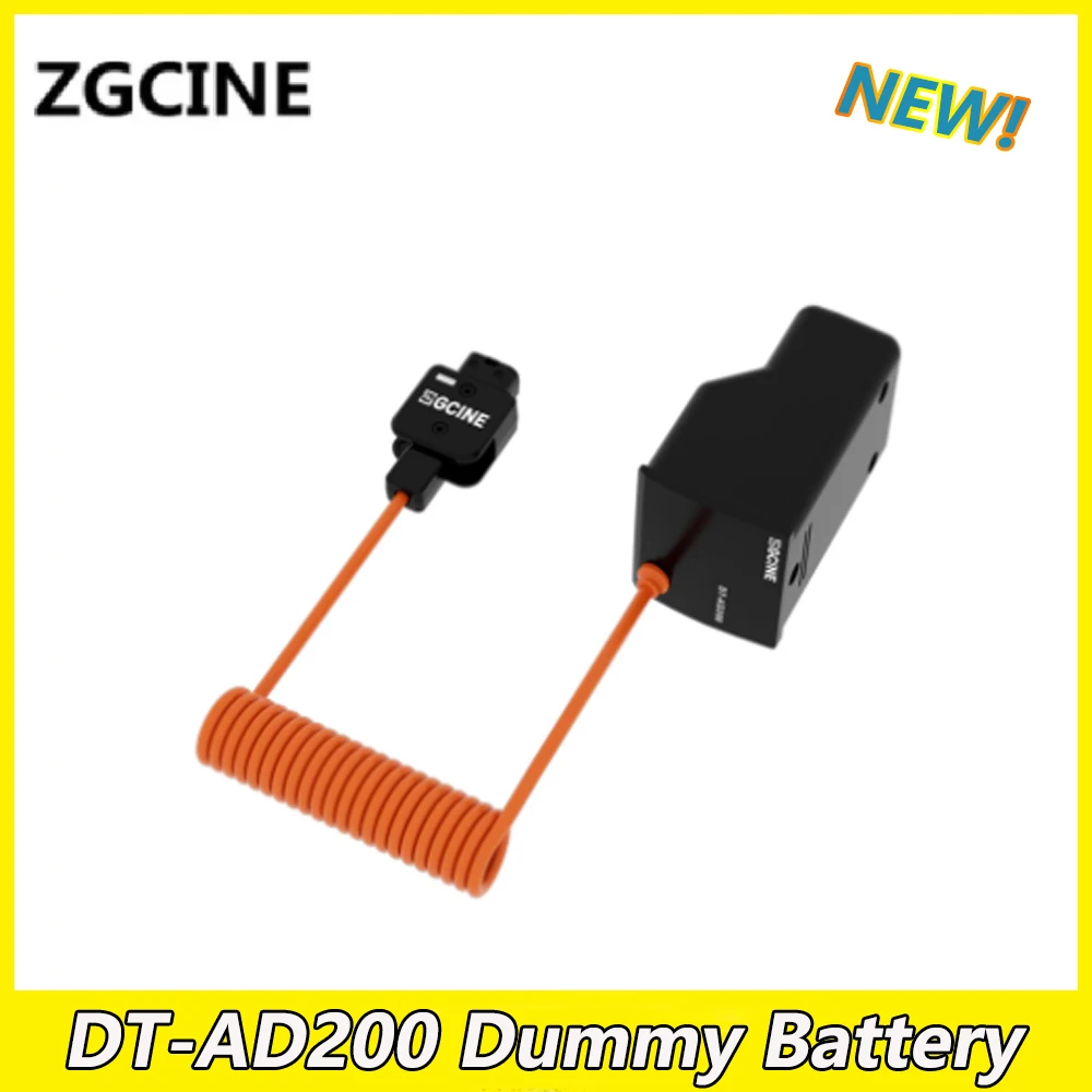 

ZGCINE DT-AD200 Dummy Battery for Godox AD200/AD200Pro/AD300Pro/AD200Pro II Flash Light Specially designed