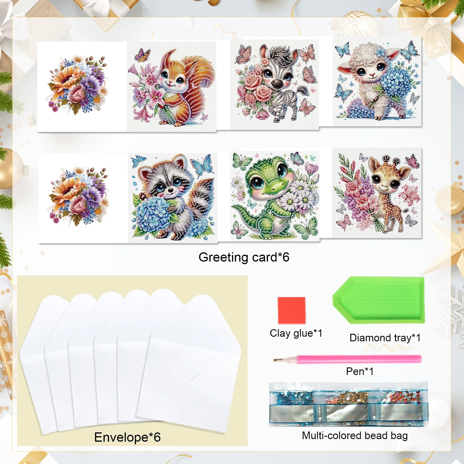 Kit di biglietti d'auguri per  - Art Craft Animals recensione e prezzo