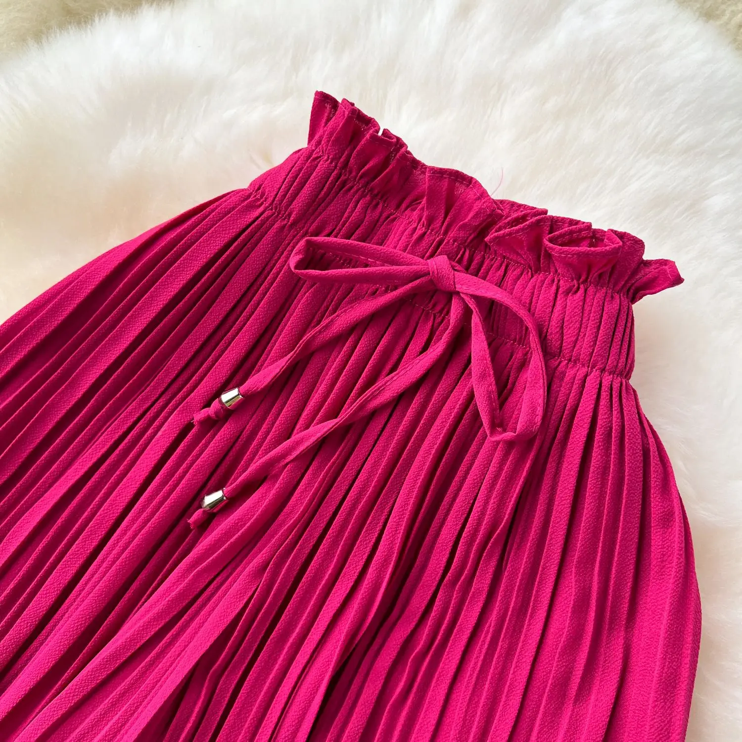 Women Long Pants Wide Leg Pant Solid Loose Y2k Casual Lace Up Tight High Waist Capris Regular Pleated Trousers Summer 2026