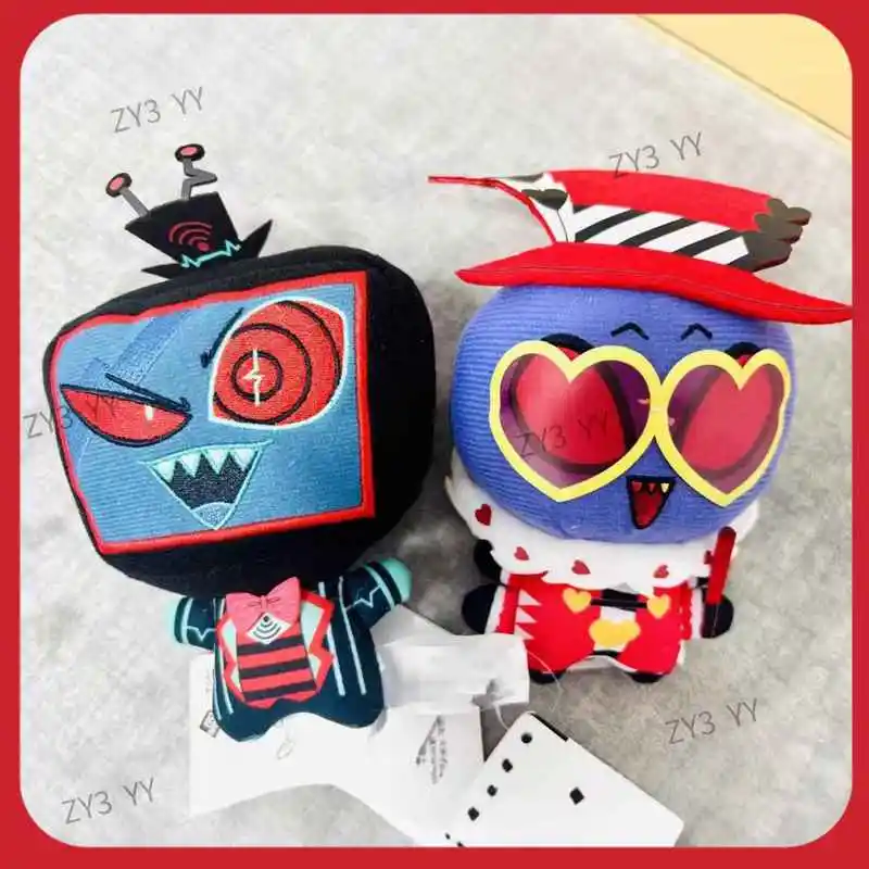 10cm Cotton Doll  Hazbin Hotel Vox Imitation Baby Trendy Play Toy for Festival Gift Animated Movie Periphery Collectible