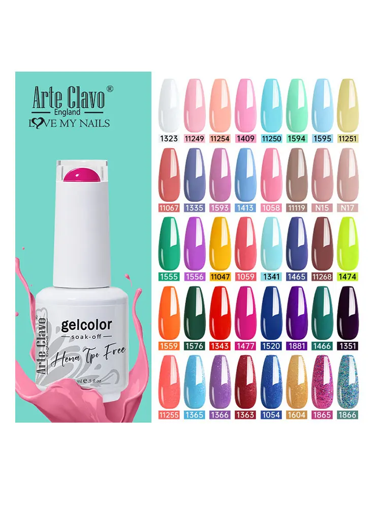 Arte Clavo 15ml Gel vernis ensemble Semi-permanent été offre spéciale Gel vernis pour ongles laque tremper UV LED vernis à ongles Gel