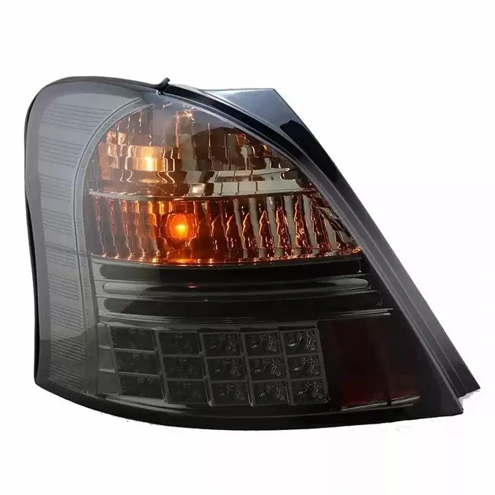 LED Taillamp Taillight Assembly for Toyota Yaris 2006-2012 modified Smoke Black