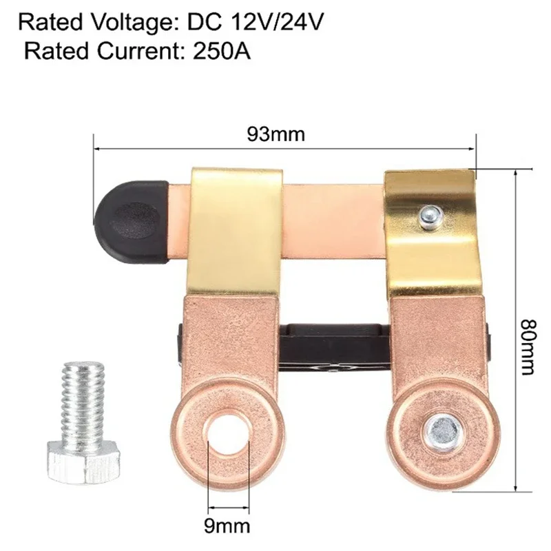 Car Battery Cut Off Shut Off Switch 12V for Top Post Top Terminal Battery Disconnect Knife Blade Switch