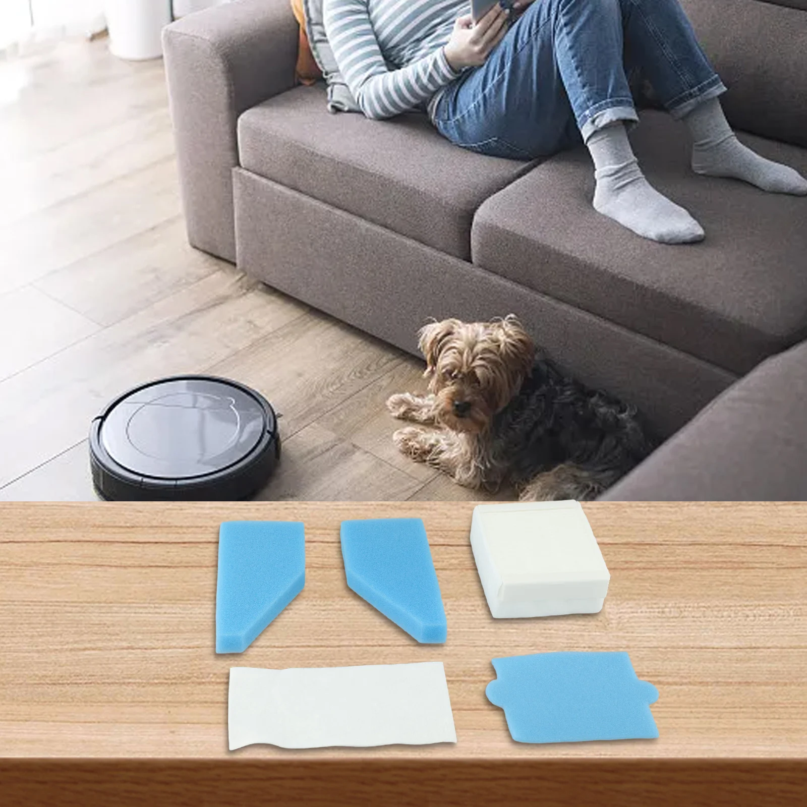 For Thomas Vacuum Cleaner Replacement Filter Set 5 Items for AQUA+ ANTI AQUA+ PET & FAMILY AQUA+ MULTI CLEAN X10 VESTFALIA