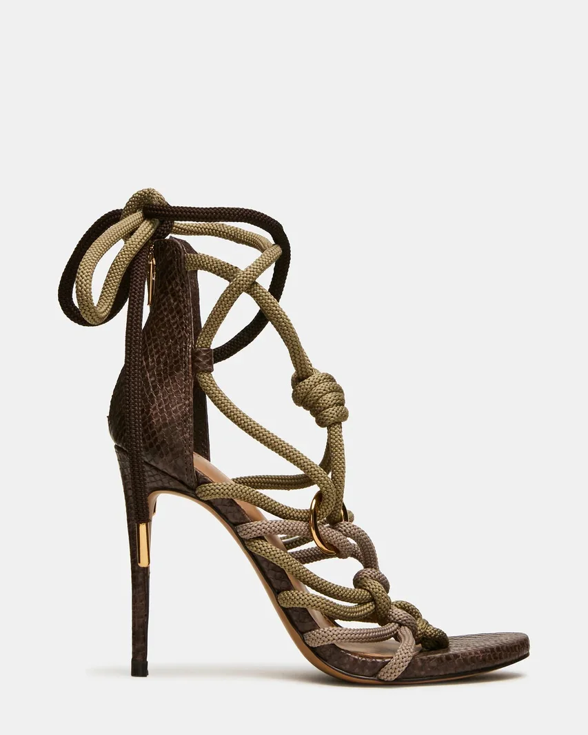 2026 Summer Women Braided Rope Wrap Around Ankle Tie Sandals Open Toe  Stiletto Heel Party Club Dress Shoes  44