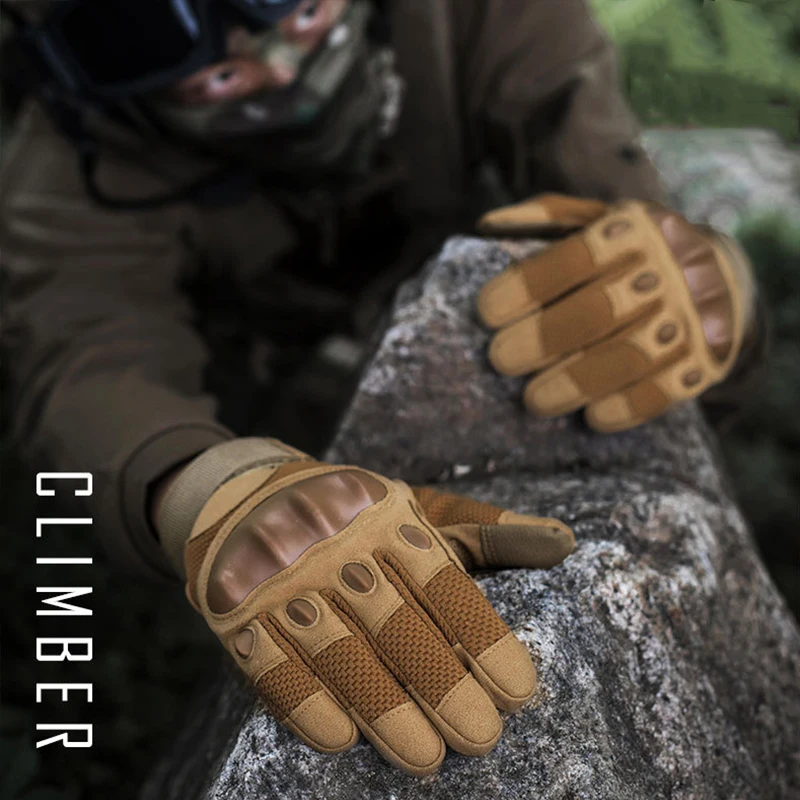 

Z910 Safety Gloves Fully Refer To Outdoor Mountaineering Camping Protection, Wear-resistant and Non-slip Driving Cycling Glove