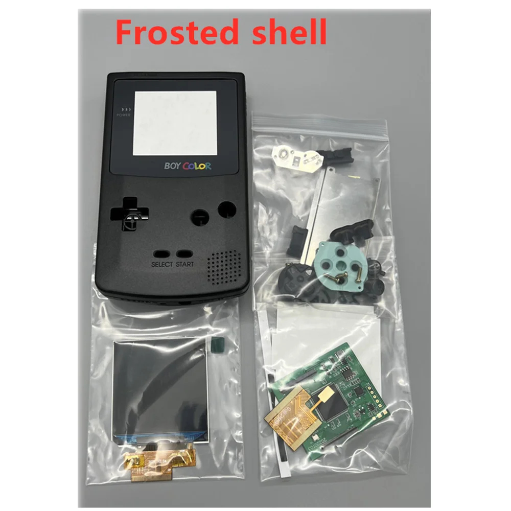 Original Size New 2.45 GBC IPS high Brightness LCD Screen for Nintendo Gameboy Color GBC LCD and New Shell