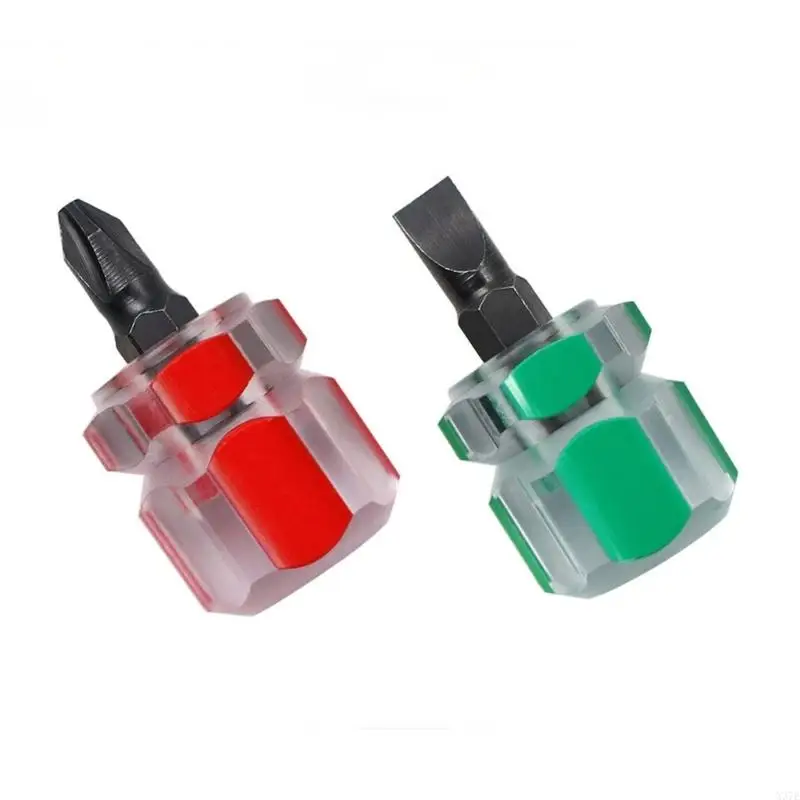 X37E Screwdriver Kit Set Mini Small Portable Radish Head Screw Driver Transparent Handle Car Repair Hand Tools Precision
