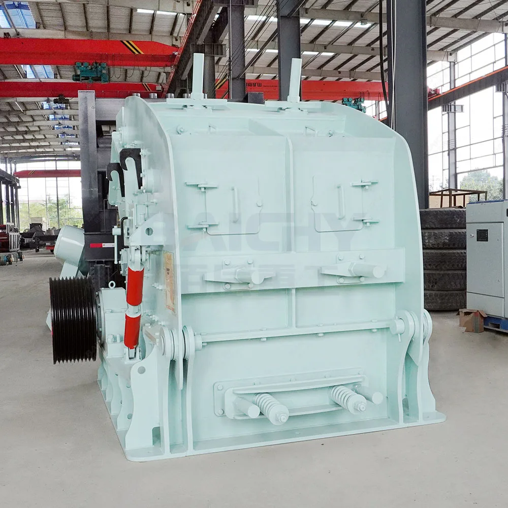 عالية الجودة المؤثرات آلة كسارة الصخور معدات التكسير الثانوية كسارة الحجر عمود أفقي تأثير كسارات للبيع