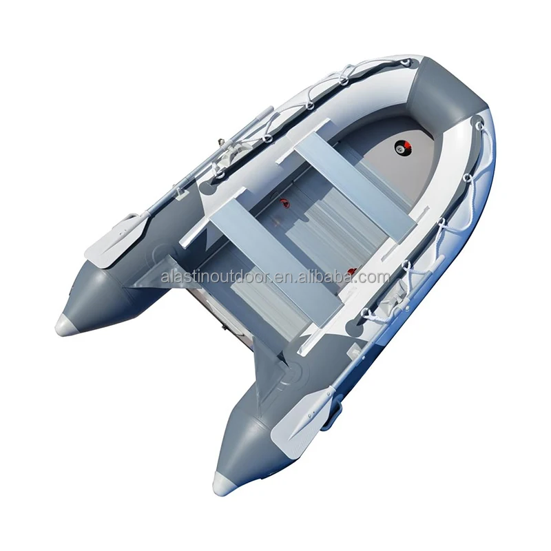 

10.8 ft Inflatable Boat Inflatable Rafting Aluminum Floor Fishing Dinghy Wear-resistant Pontoon Boat
