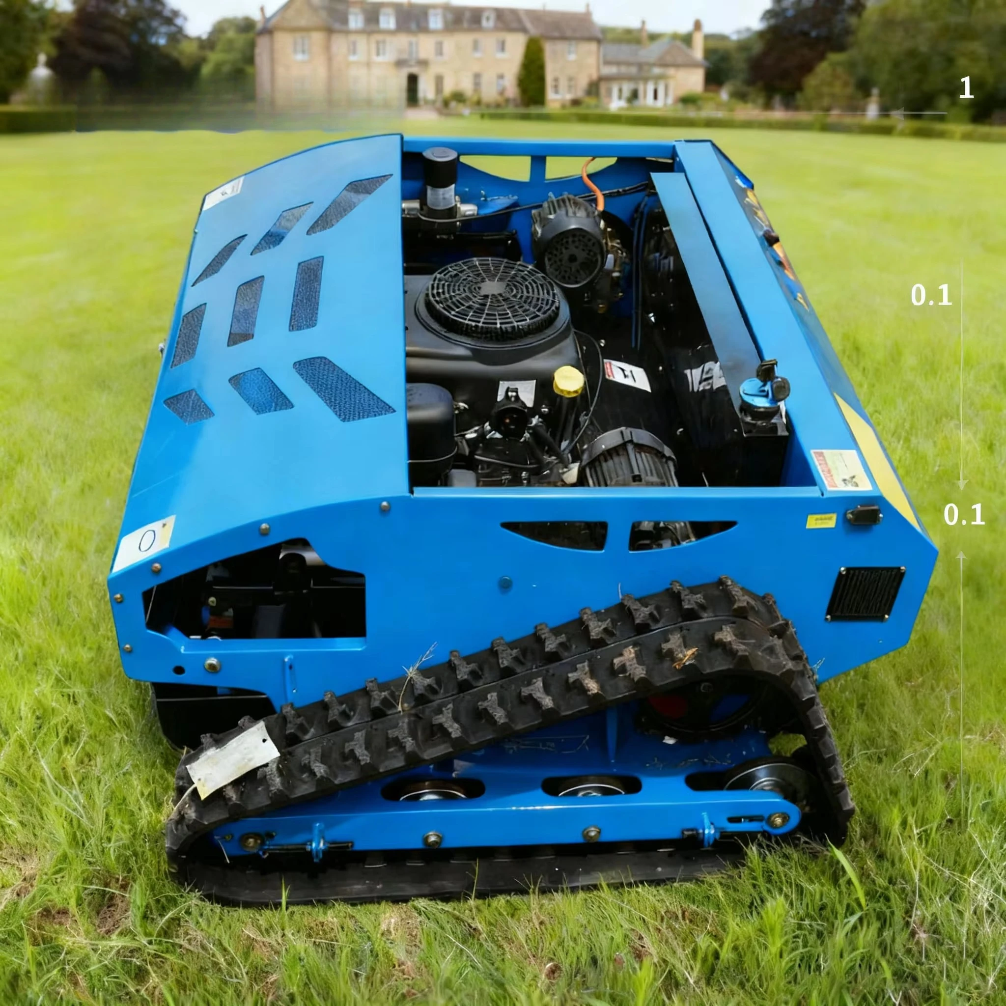 Robot Lawn Mower Agricultural Robot Smart Grass Cutter Cutting Machine Tractor Automatic