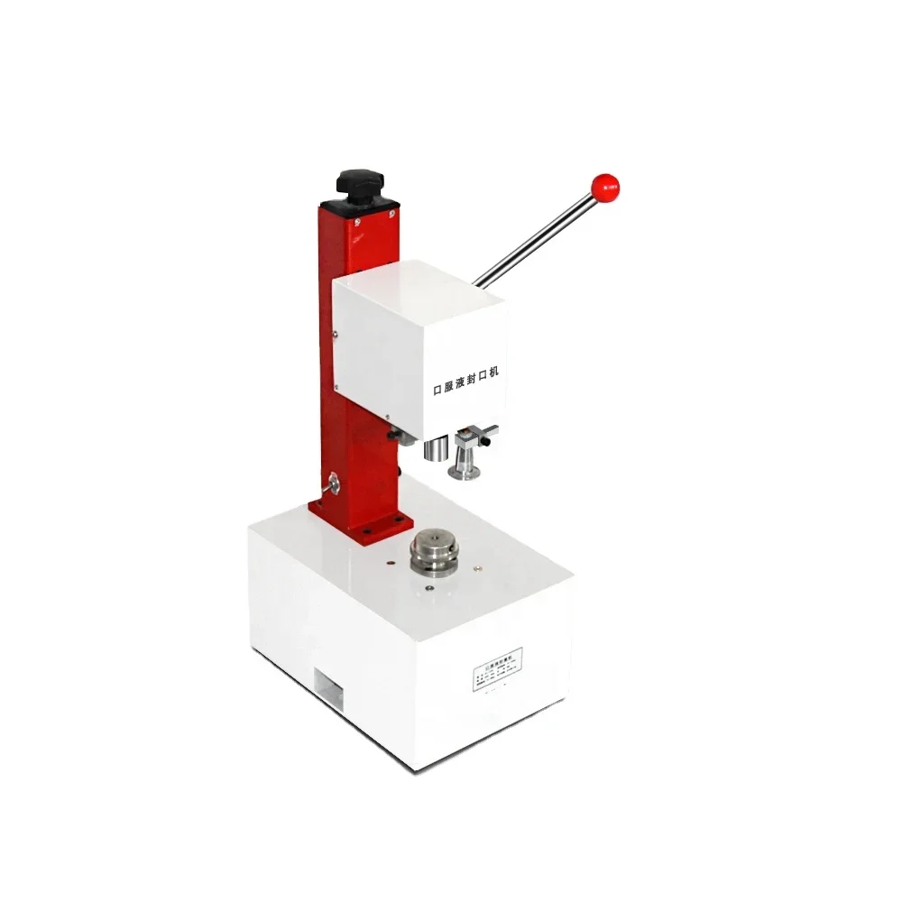 

High quality laboratory manual metal glass bottle oral liquid capping machine