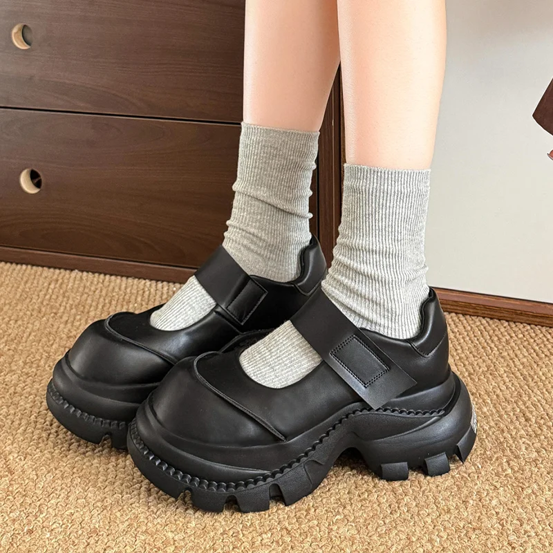 

Women's Loafers Shoes High Heels Designer Casual Shoes 2025 Autumn New Shallow Sport Shoes Trend Fad Dress Cozy Mujer Zapatos