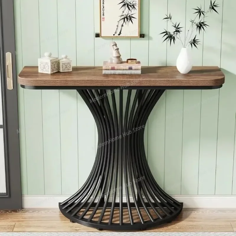 Console surface solid wood easy to install
