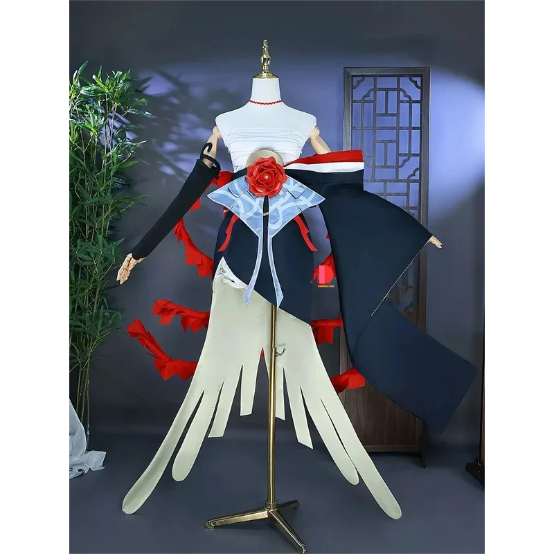Hottest Konan Cosplay Costume Premium Wandering Black Butterfly White Crane Anime Outfit Full Set for Fans Halloween Party Event