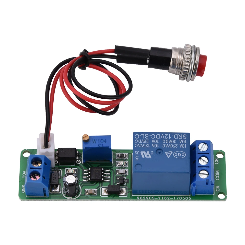 DC 12V Adjustable Timer Delay Turn OFF Module Timing Relay Time Switch 1~10sec Delay Off Switch Module