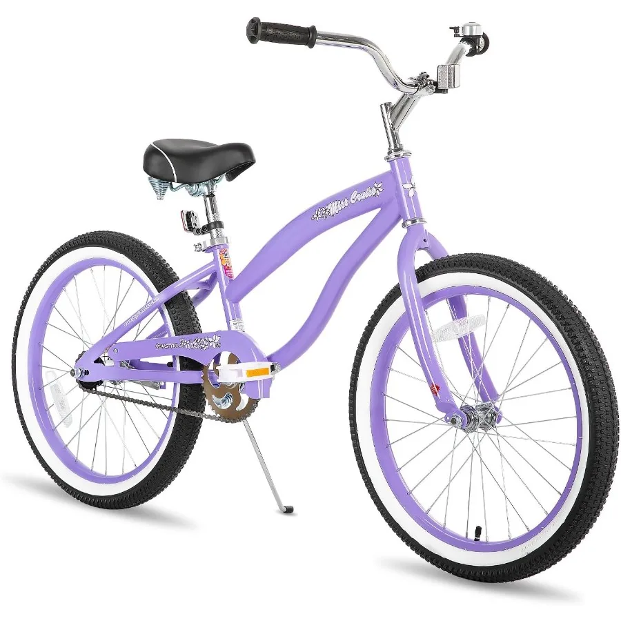 

20 24 26 Beach Cruiser Bike for Girls Boys Mens and Womens Single Speed Cruiser Bikes with Coaster Brake Multiple Colors Perfec