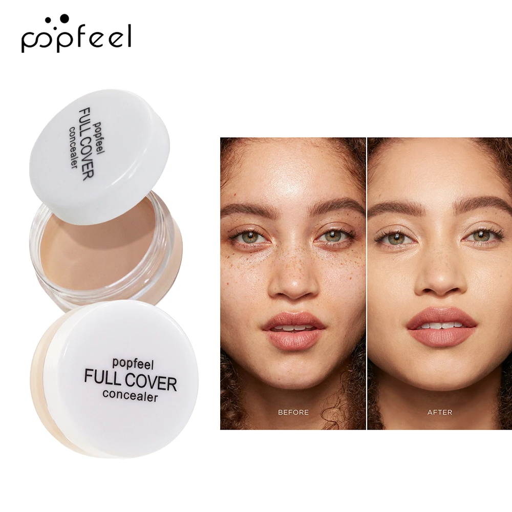 POPFEEL Jednokolorowy korektor - uniwersalny krem do krycia niedoskonałości twarzy, plam, trądzików i tatuaży na ciele.