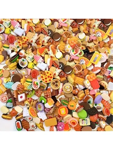 random Miniature Dollhouse Supermarket Food Snacks Mini Cake Wine Drink for Blyth Barbies BJD Doll Accessories Kids Gift