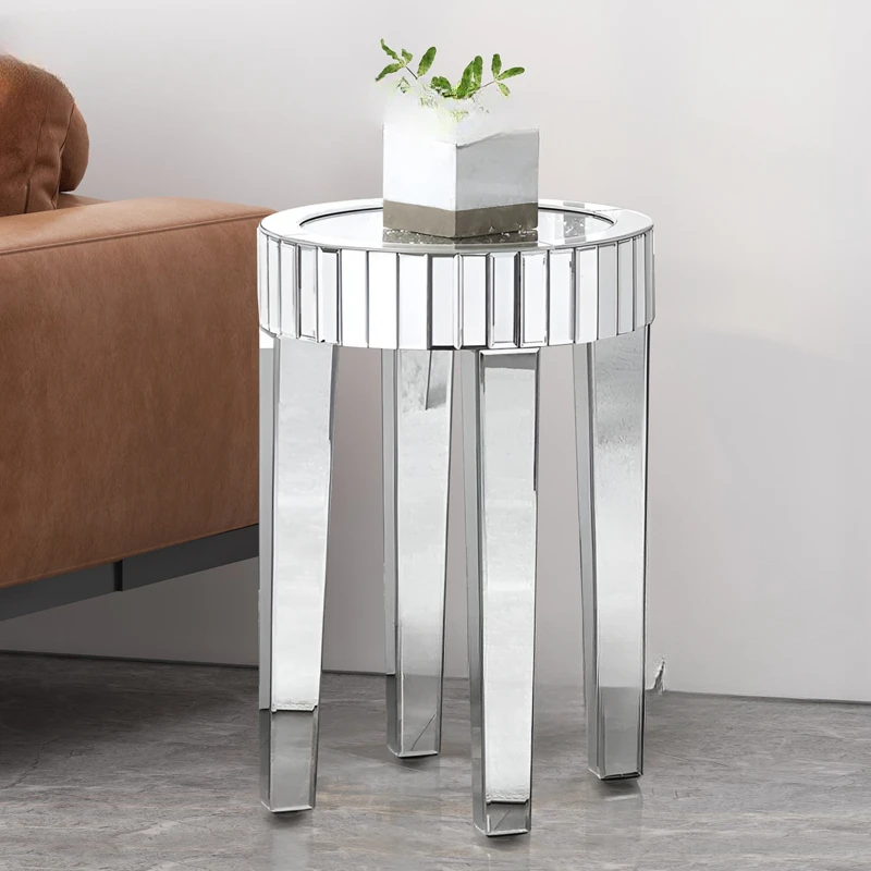 The product can be customized.European-style small round coffee table home modern luxury wind display stand online celebrity cor