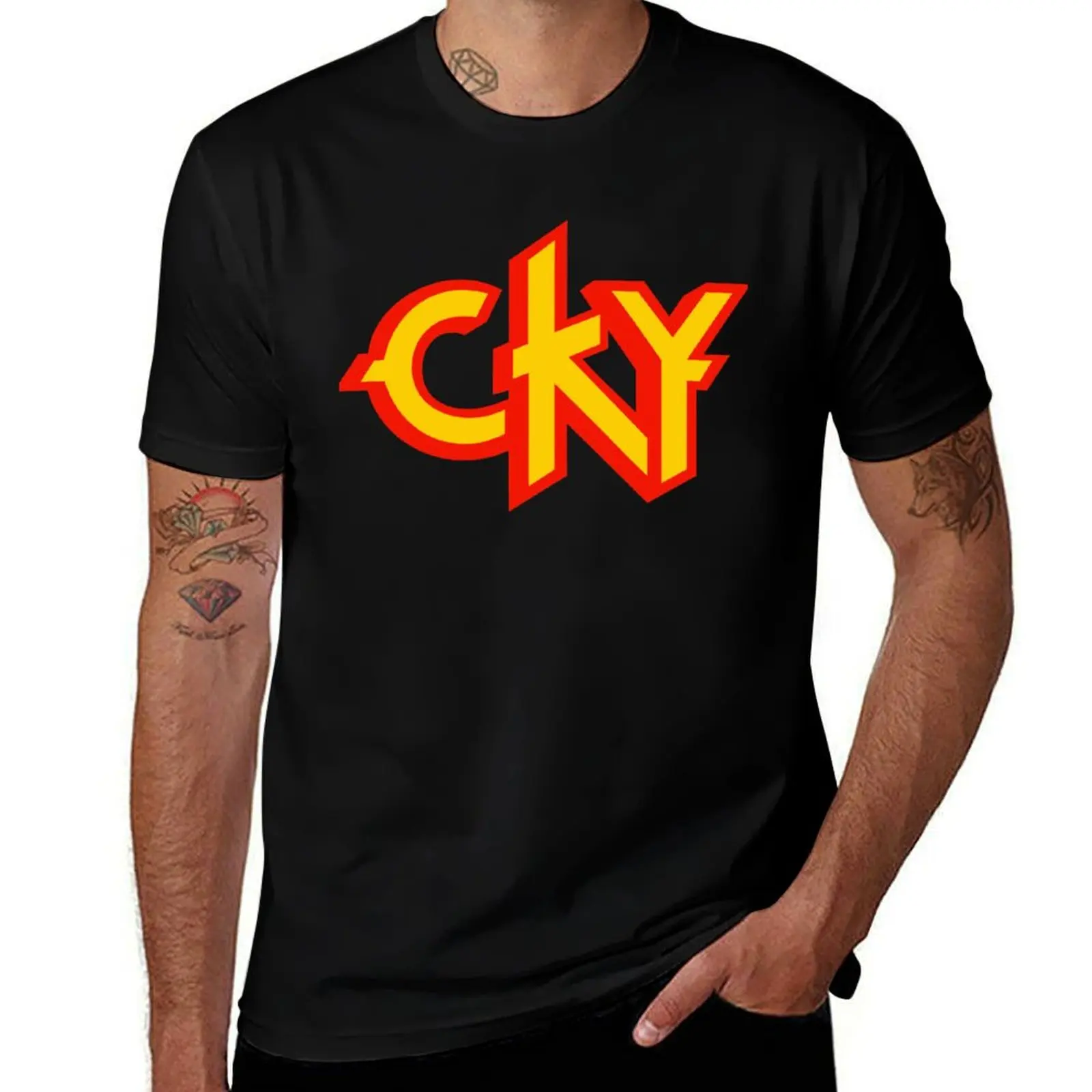 CKY Classic T-Shirt vintage graphic tee oversized t shirt boys whites Short sleeve tee men