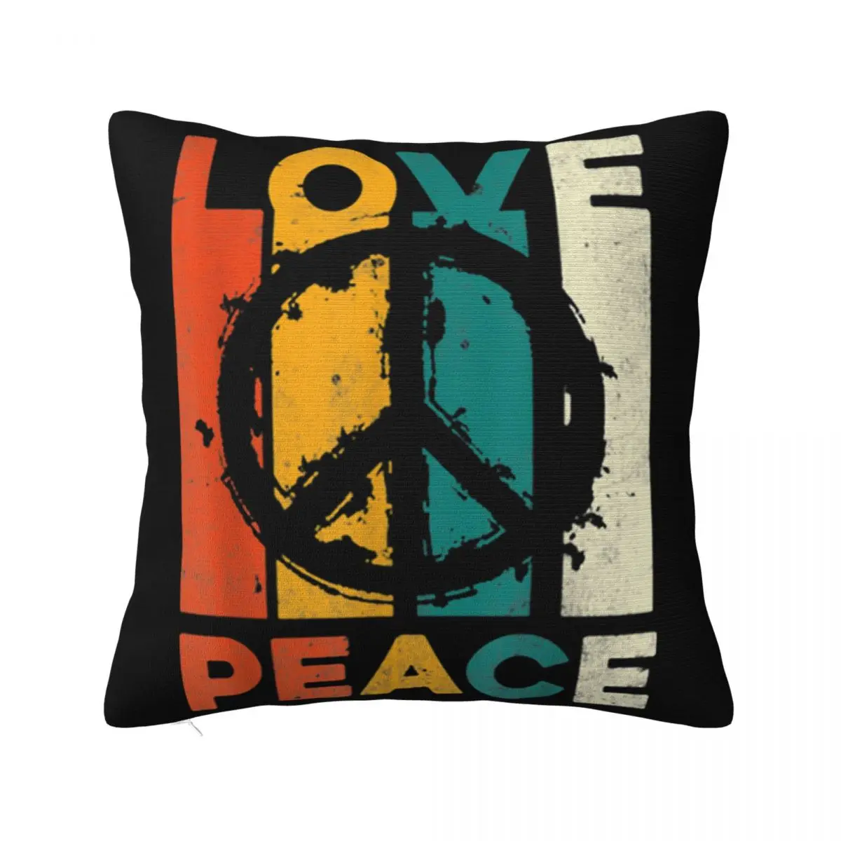 Love Peace Freedom T 60S 70S Tie Dye Hippie Tee Teenage Farmhouse Trend New New Print Latest Pillow Case