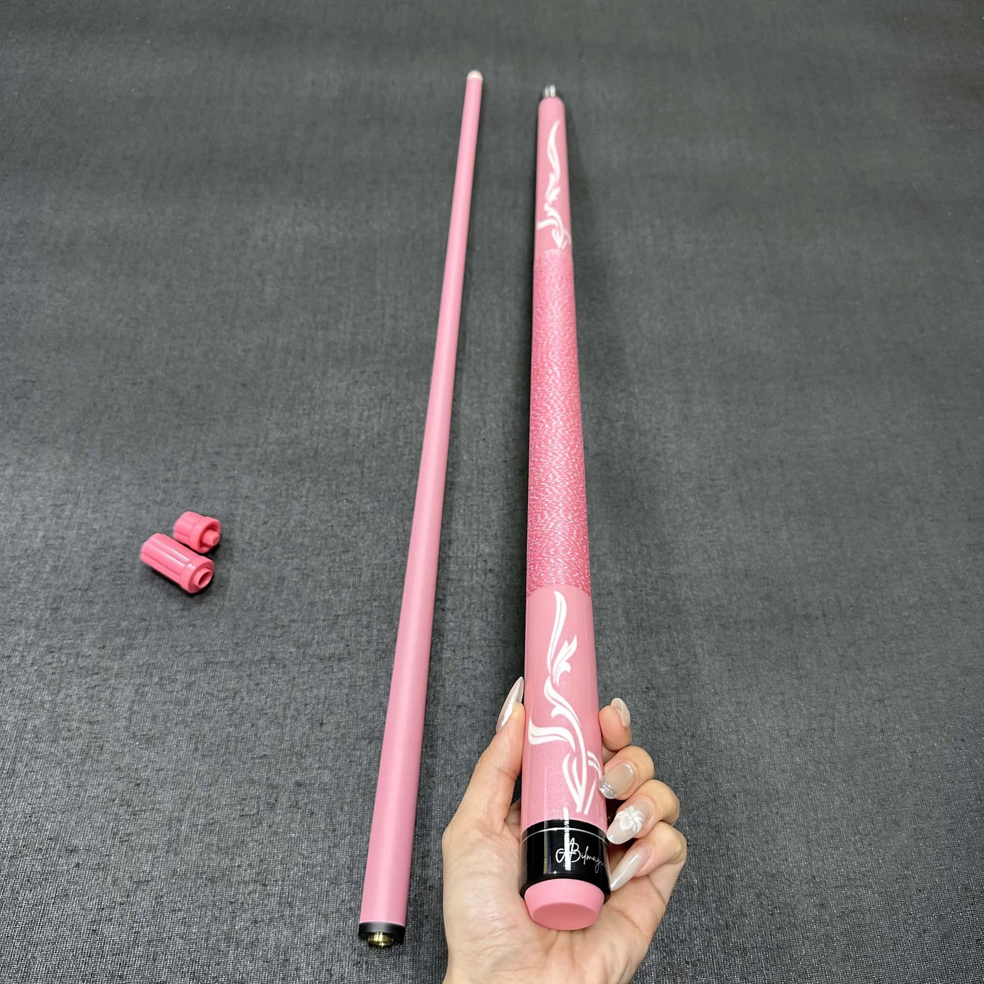 Pink Professional Billiard Stick, with Thread-Winding Technology, Comfortable Grip, and Resistant to Deformation