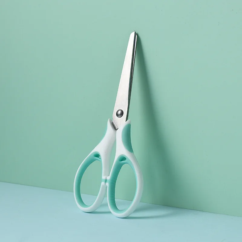 Fashion Colored Stainless Steel Scissors Tailor Home Shears School Office Supply Cutter Student Stationery Paper Cutting Tool