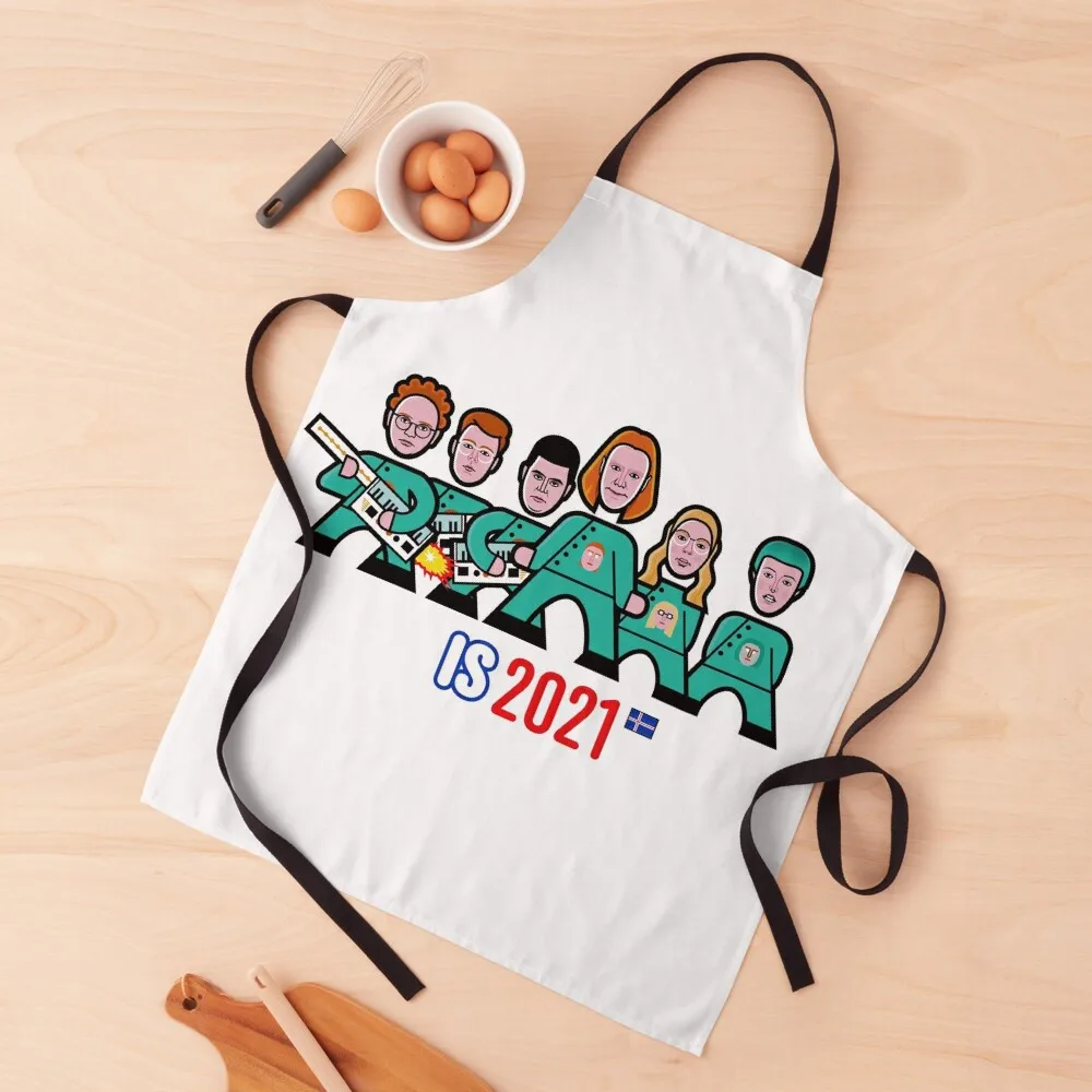 

Iceland 2021 Apron Women's Dresses Kitchens For Men Custom Apron