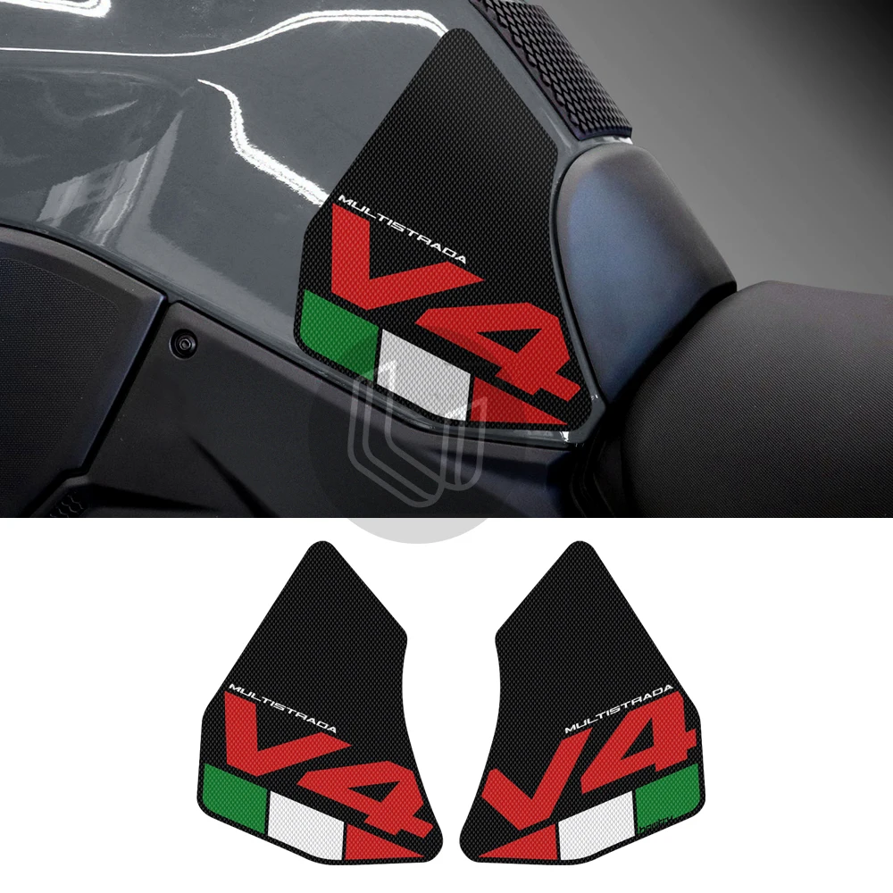 

For Ducati Multistrada V4 1100 Sport 1100S 2021-2022 Motorcycle Anti-slip Side Tank Pad Protection Knee Grip Mat