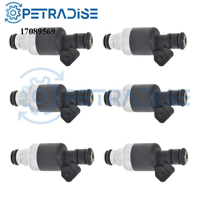 6PCS Fuel Injector Nozzle For Buick Regal Cadillac Cimarron Chevrolet Camaro Oldsmobile Pontiac Auto Parts OEM 17089569 17084888