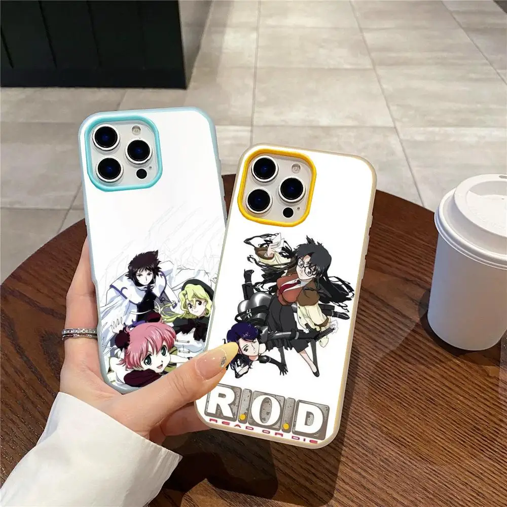 Read Or Die Phone Case Jelly Dual-Layer Shockproof Phone Case for iPhone 17 16 15 14 13 12ProMax