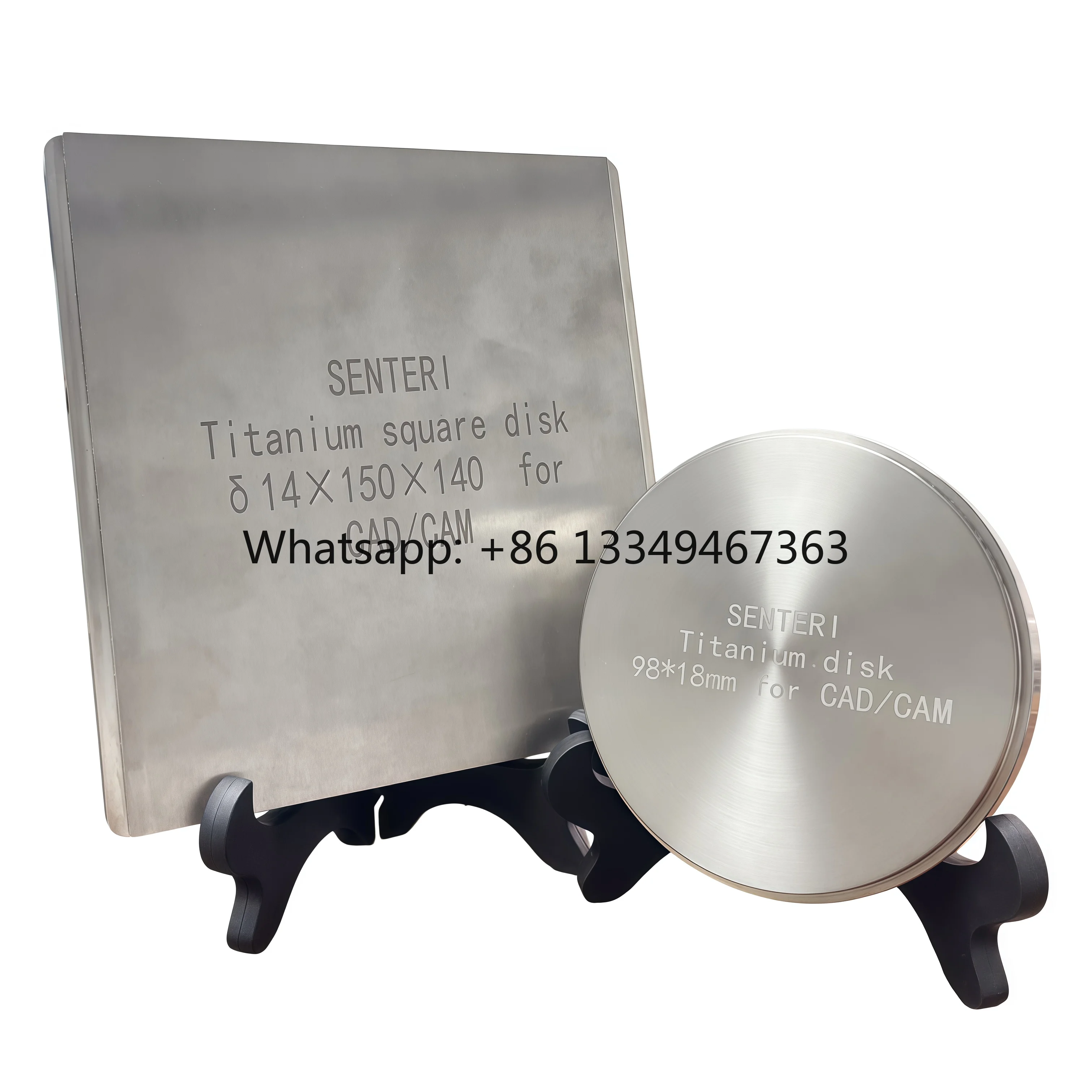 

Dental Lab Hot-selling High-quality Medical-grade Titanium Block Discs CAD/CAM Dental Milling Materials 98mm Titanium Blanks