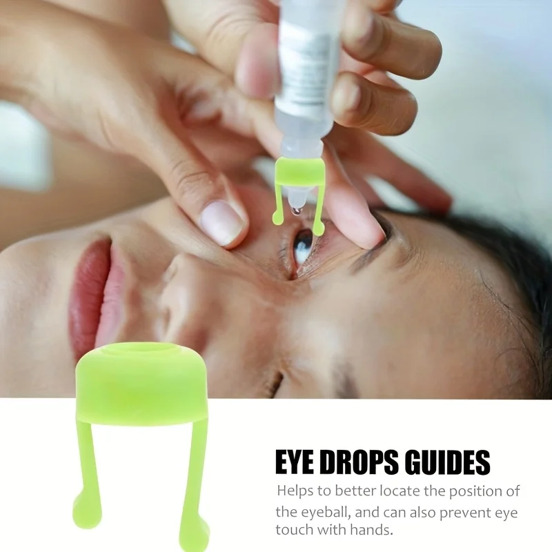 Ayuda para dispensador de gotas oculares de silicona fácil de usar para personas mayores y discapacitadas